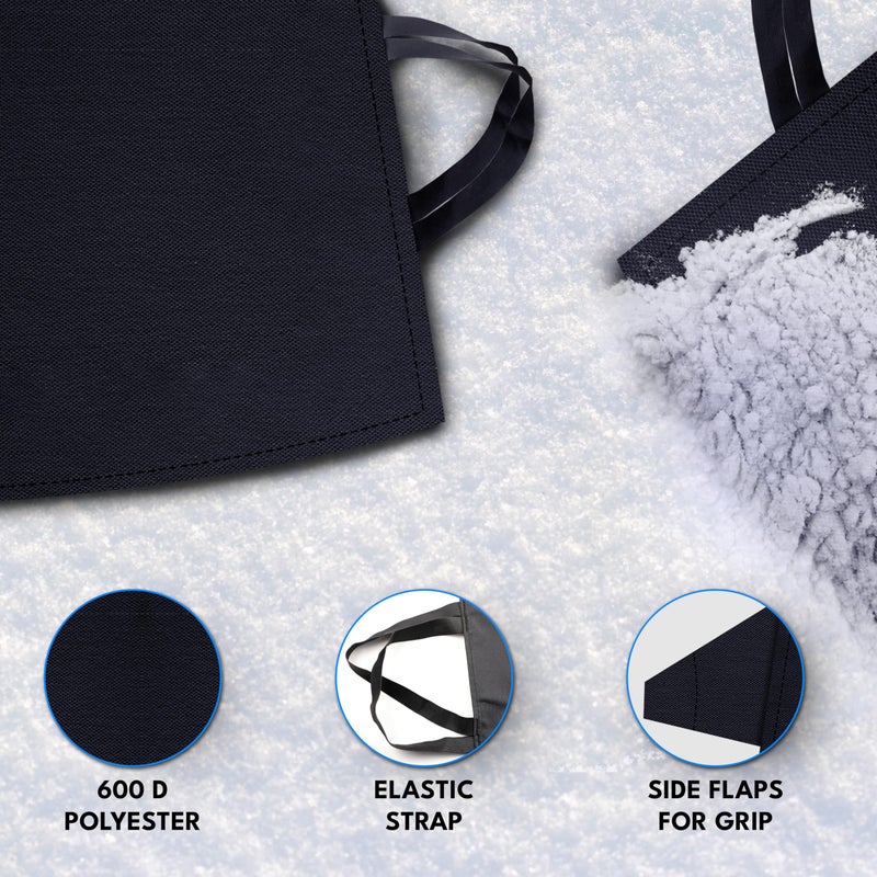 Autovir Truck Windshield Cover for Ice and Snow  SUV Snow Cover  Frost Cover Gives Protection from Snow and Ice  Car Cover for Snow  Winter Car Accessories | X-Large (74"" x 43"") - Image 4